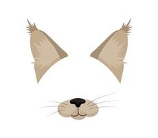 Vector illustration of Cat Mask