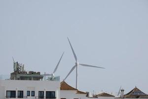 windmills for non-polluting electric power generation photo