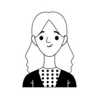 Vector illustration of Avatar woman