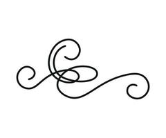 Vector illustration of Linear Squiggle