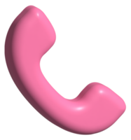 3d icon of call png