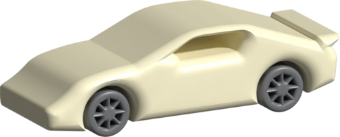 3d icono de coche png