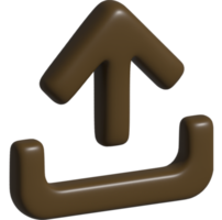 3d icono de carga png