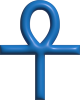 icône 3d du symbole ankh png