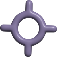 3d icon of target png