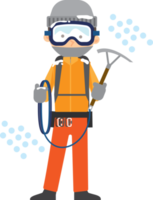 Boy doing climber png