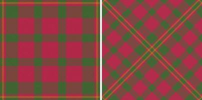 Textile tartan background. Check fabric seamless. Pattern vector texture plaid.