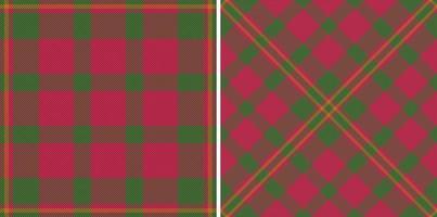 Textile tartan background. Check fabric seamless. Pattern vector texture plaid.