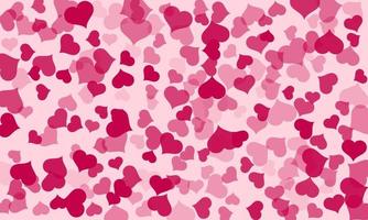 Happy Valentines Day Background. Abstract hearts for Valentines Day Background Design. Vector illustration.