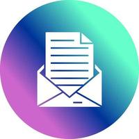 icono de vector de correo