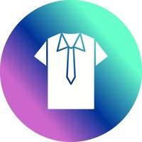 icono de vector de camisa y corbata