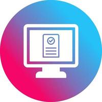 Online appointment Vector Icon