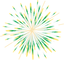 ilustração de elemento de fogos de artifício png