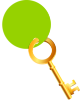 Key banner symbol png