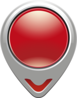 ícone de símbolo de ponto de pino png