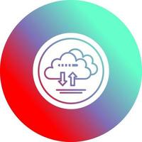 Cloud Data Vector Icon