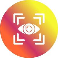 Eye Scan Vector Icon