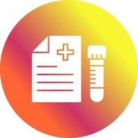 Blood Test Vector Icon