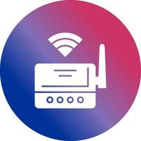 icono de vector de enrutador wifi