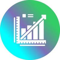 Line Graph Vector Icon