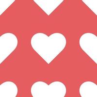 Seamless Heart Pattern Design vector