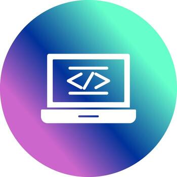 icono de vector de codificación