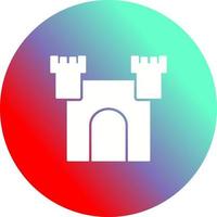 Unique Castle Vector Icon