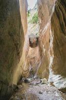 garganta de avakas. hermoso cañón en chipre. foto