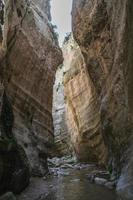 garganta de avakas. hermoso cañón en chipre. foto