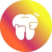 Toothache And Plaque Vector Icon