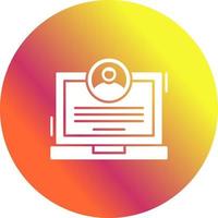 CV Vector Icon