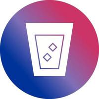 Unique White Russian Drink Vector Icon