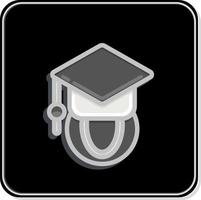 Icon Global Education. related to Education symbol. Glossy Style. simple design editable. simple illustration vector