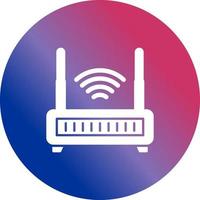 icono de vector de enrutador wifi