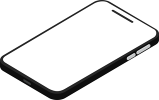 3d mobiel telefoon kader model, sjabloon illustratie png