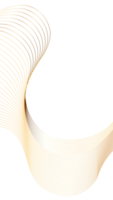 Abstract gold wave background . Modern template abstract design flowing particles wave backdground png