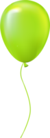 3D realistic party decoration helium balloon png