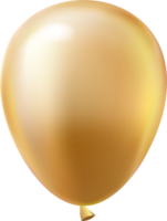 Ballon d'hélium de décoration de fête réaliste 3d png