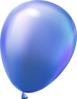 balão de hélio de decoração de festa realista 3d png