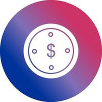 icono de vector de moneda de dólar