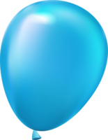 3d realistisk fest dekoration helium ballong png