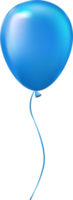 3D realistic party decoration helium balloon png