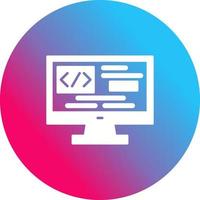 icono de vector de codificación