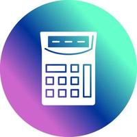 icono de vector de calculadora