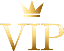 vip text illustration png