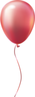 3d realistisk fest dekoration helium ballong png