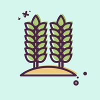 Icon Agriculture. related to Environment symbol. MBE style. simple illustration. conservation. earth. clean vector