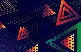 Triangular Background Template vector