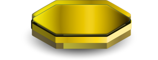3d shine gold product podium png