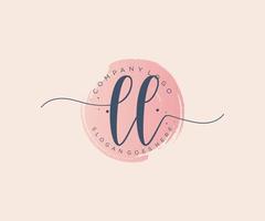 Initial YL feminine logo. Usable for Nature, Salon, Spa, Cosmetic and  Beauty Logos. Flat Vector Logo Design Template Element. 15506892 Vector Art  at Vecteezy